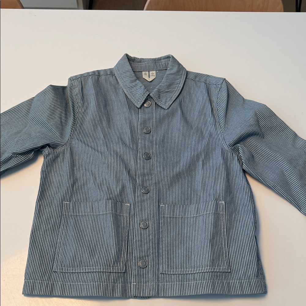 Striped Blue Kids Jacket